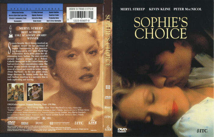 Sophie's Choice dvd cover