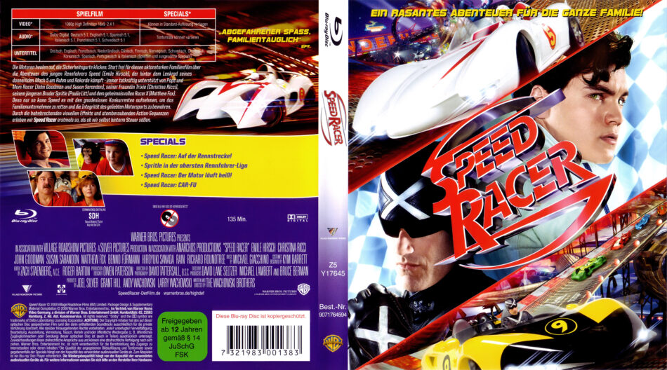 speed racer 2008 dvd