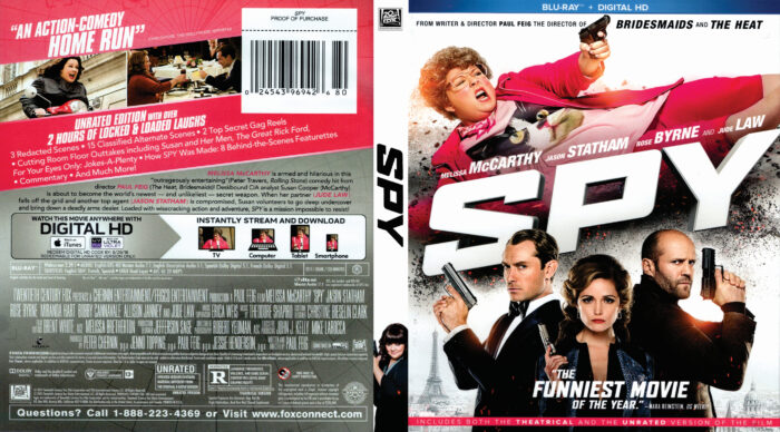 spy blu-ray dvd cover