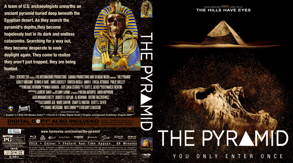 The Pyramid DVD Cover & Label (2014) R0 Custom Art
