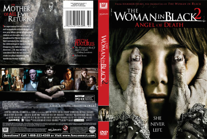 Dæmon at opfinde boks The Woman In Black 2: Angel Of Death DVD Cover (2014) R1