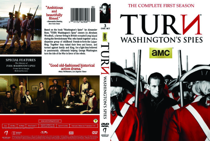 Turn: Washington's Spies - Season 1 dvd cover