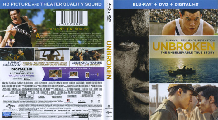 Unbroken blu-ray dvd cover