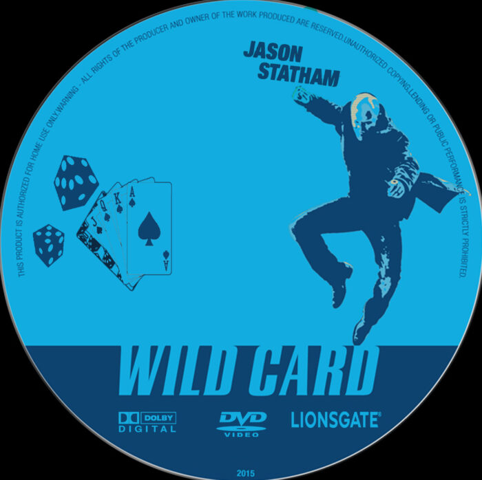 Wild card dvd label