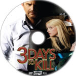 3 Days to Kill dvd label