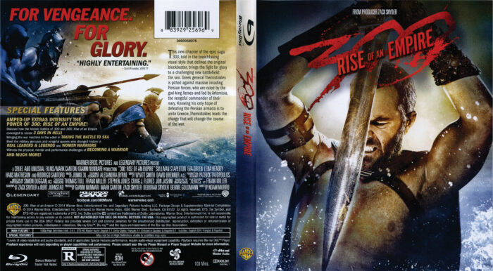 300: Rise of an Empire blu-ray dvd cover