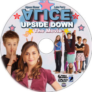 Alice Upside Down dvd label