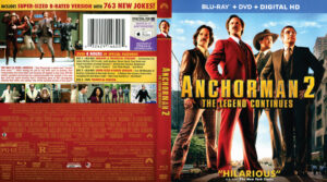 Anchorman 2: The Legend Continues blu-ray dvd cover