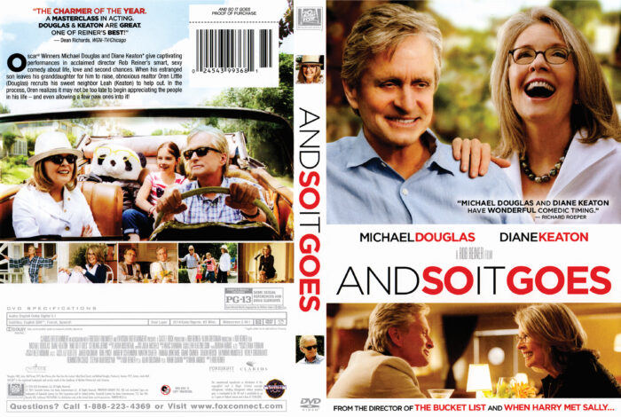 And So It Goes dvd cover