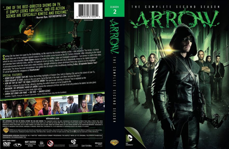 Arrow season 1 dvd cover