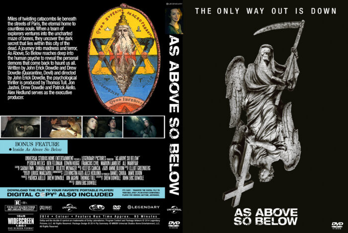 As Above, So Below dvd cover 2014