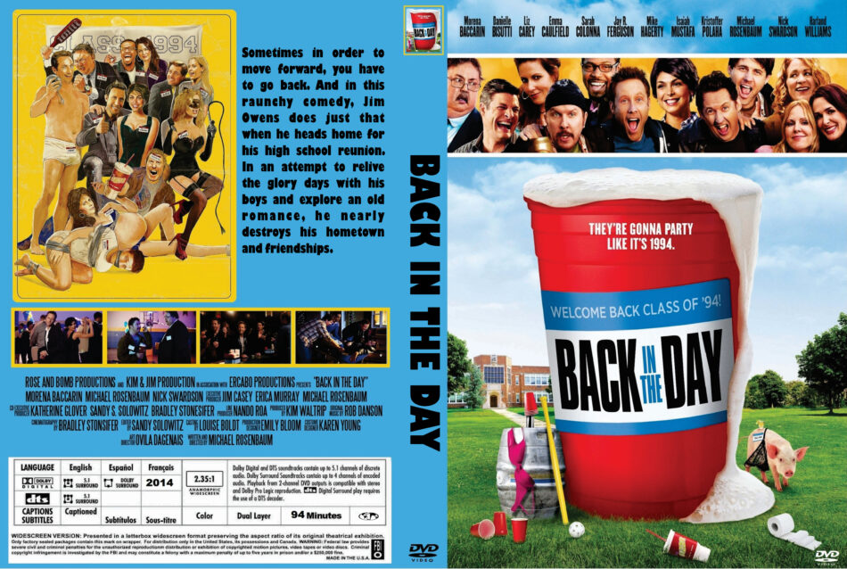Back in the Day dvd cover