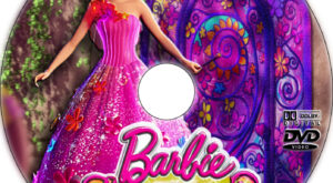 Barbie and the Secret Door dvd label