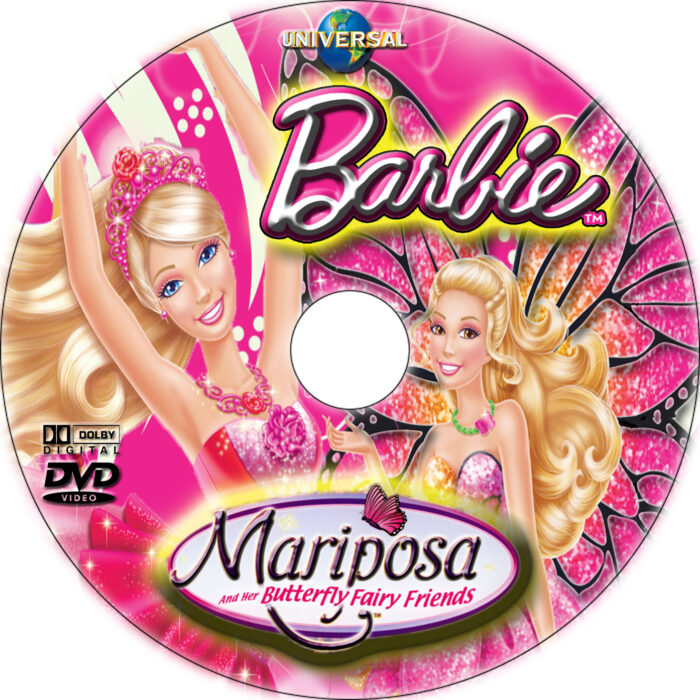Barbie Mariposa and Her Butterfly Fairy Friends dvd label