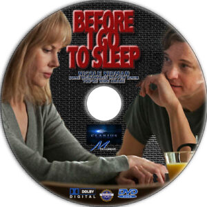 Before I Go To Sleep dvd label