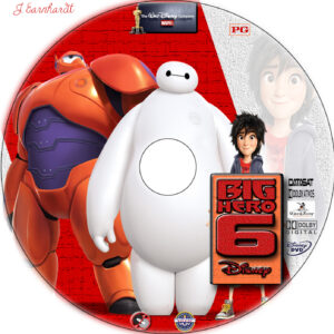 big hero 6 dvd label