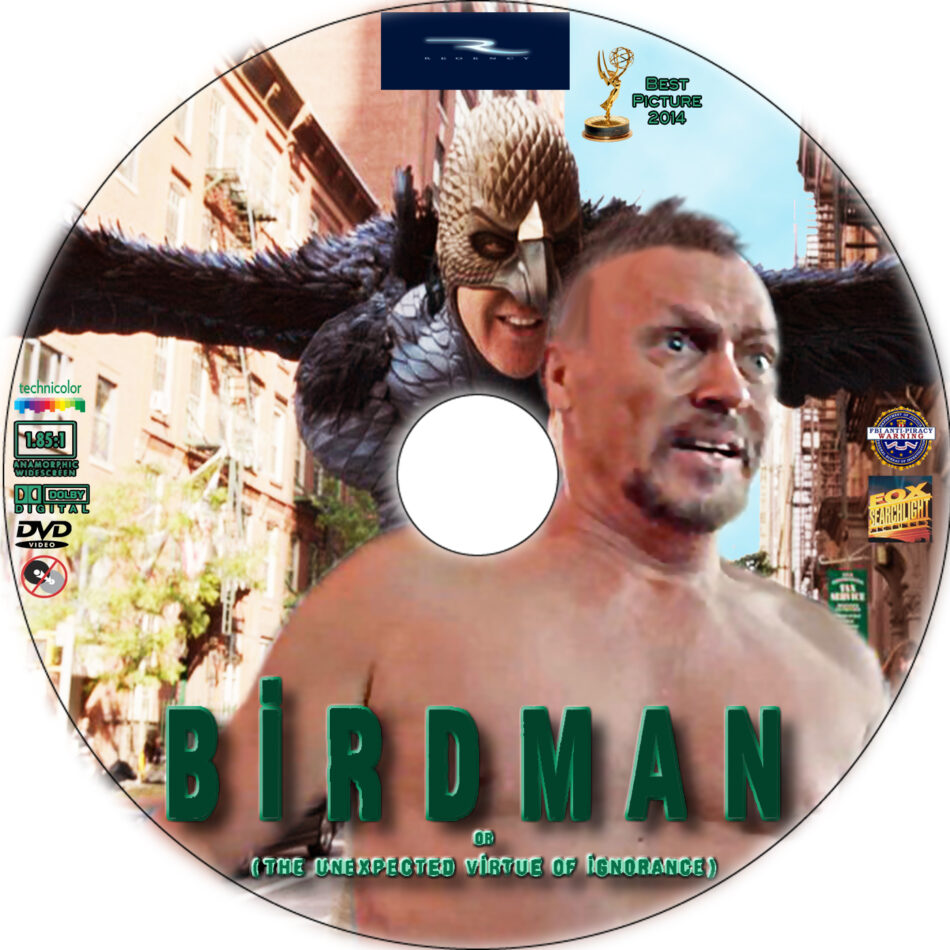 birdman dvd label