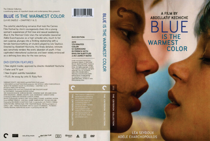 Blue Is the Warmest Color dvd cover