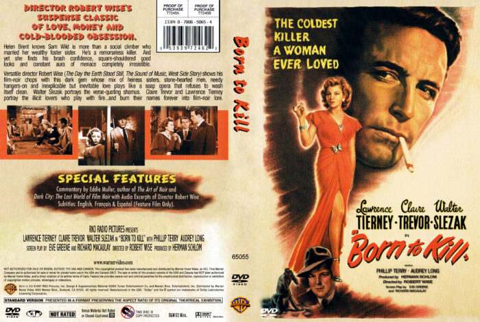 Born to Kill (1947-R) dvd cover