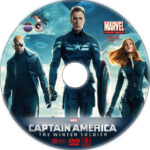 Captain America: The Winter Soldier dvd label