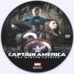 Captain America: The Winter Soldier dvd label