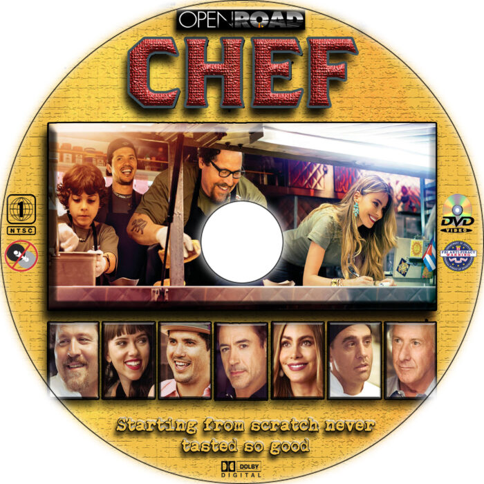 chef dvd label