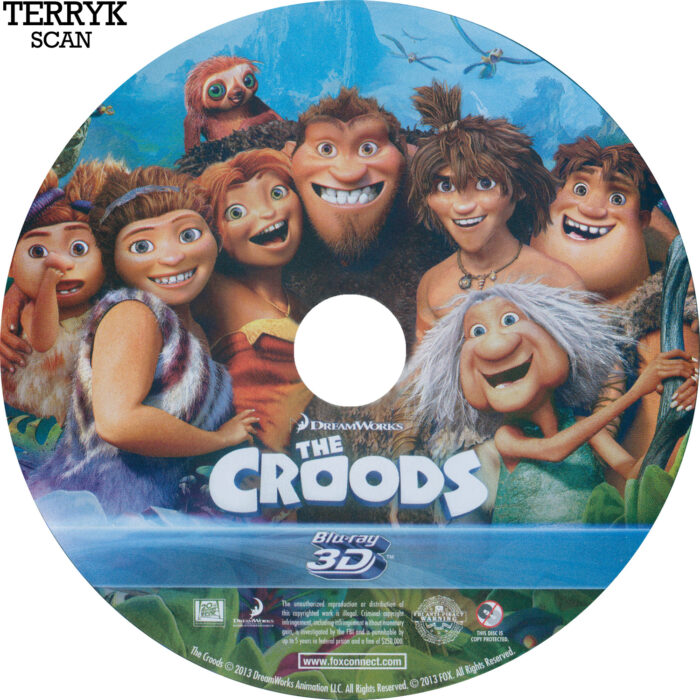 Croods, The (Blu-ray) 3D Label