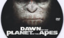 Dawn of the Planet of the Apes dvd label