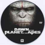 Dawn of the Planet of the Apes dvd label