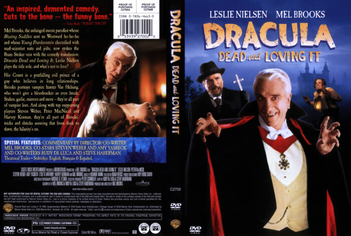 Dracula - Dead and Loving It - R1 dvd cover