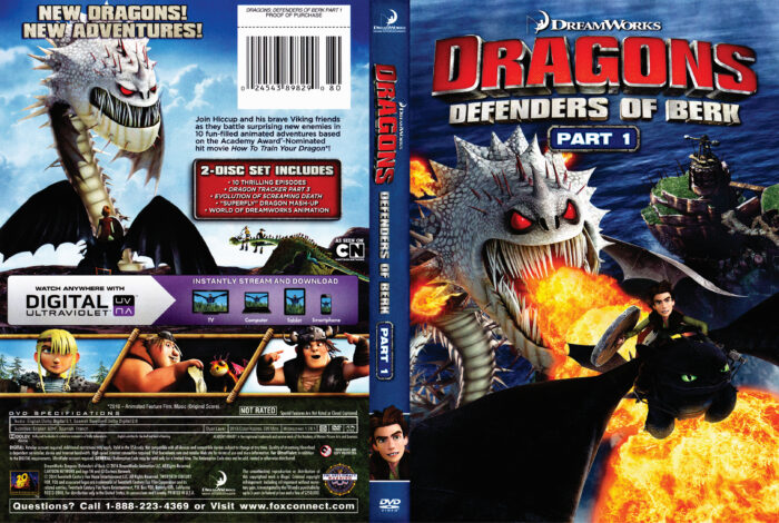 dragons Defenders of Berk dvd cover