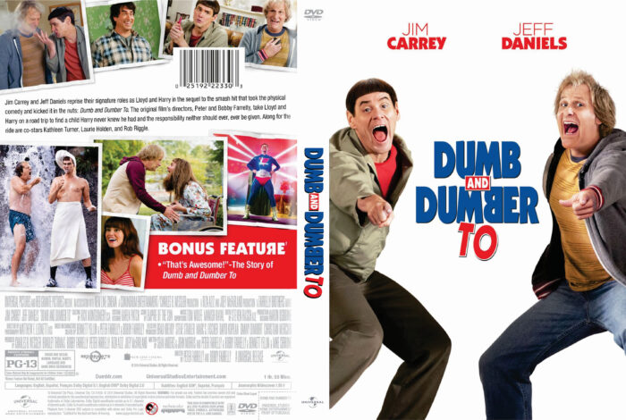 Dumb and Dumber To dvd cover