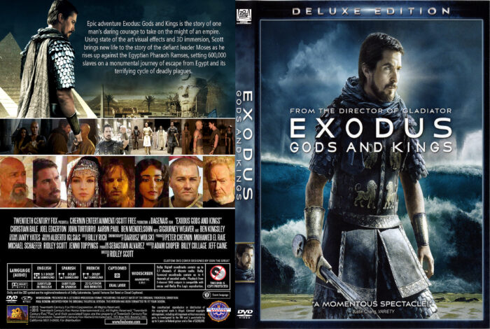 Exodus Gods & Kings DvD case