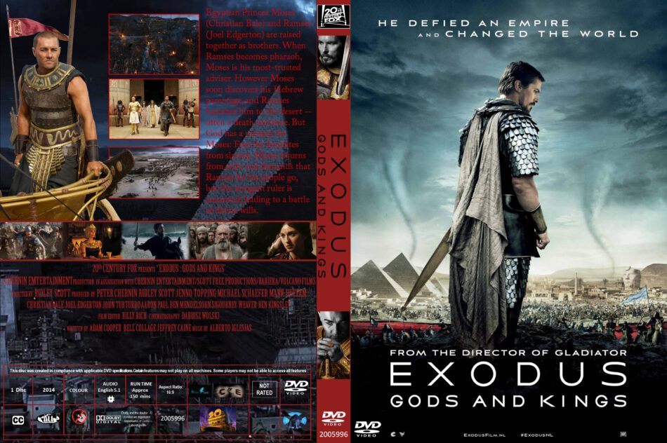 Exodus: Gods and Kings dvd cover