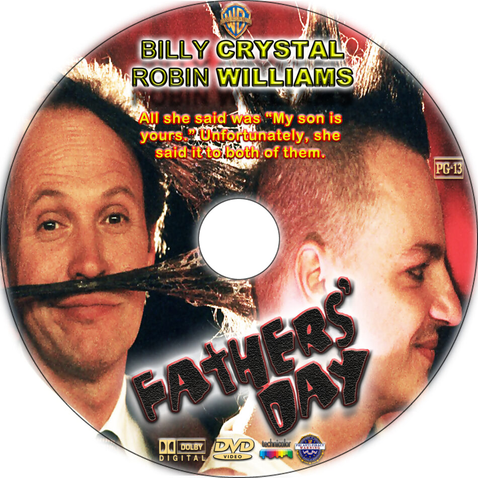 Fathers' Day dvd label
