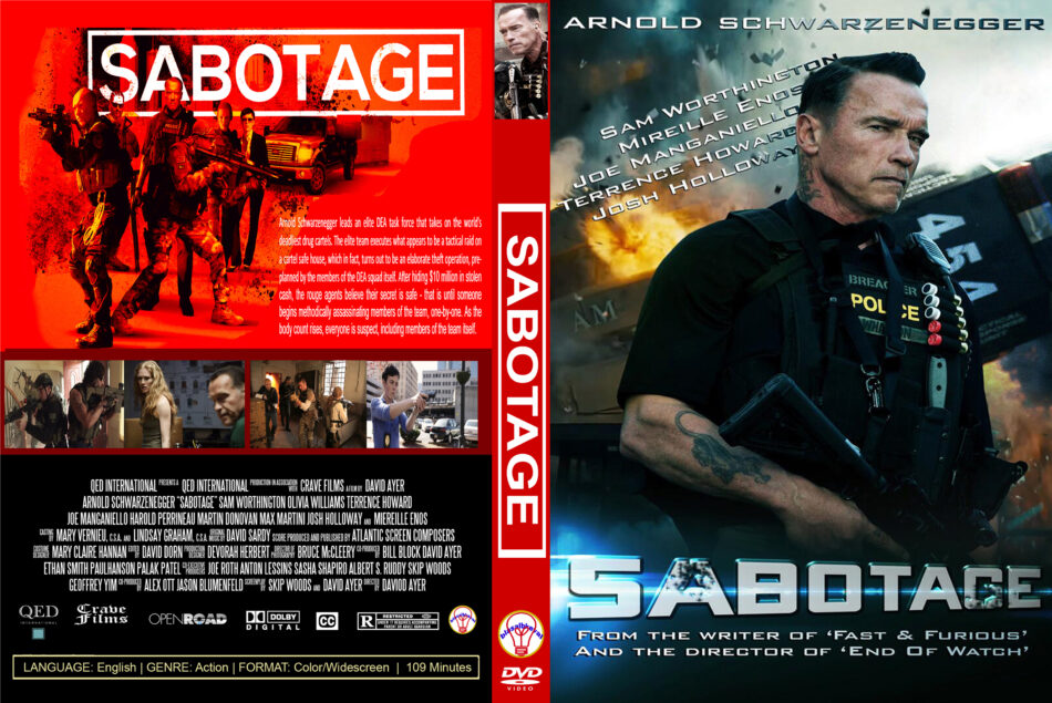 sabotage dvd cover