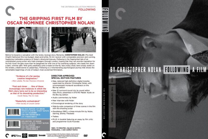 following dvd cover