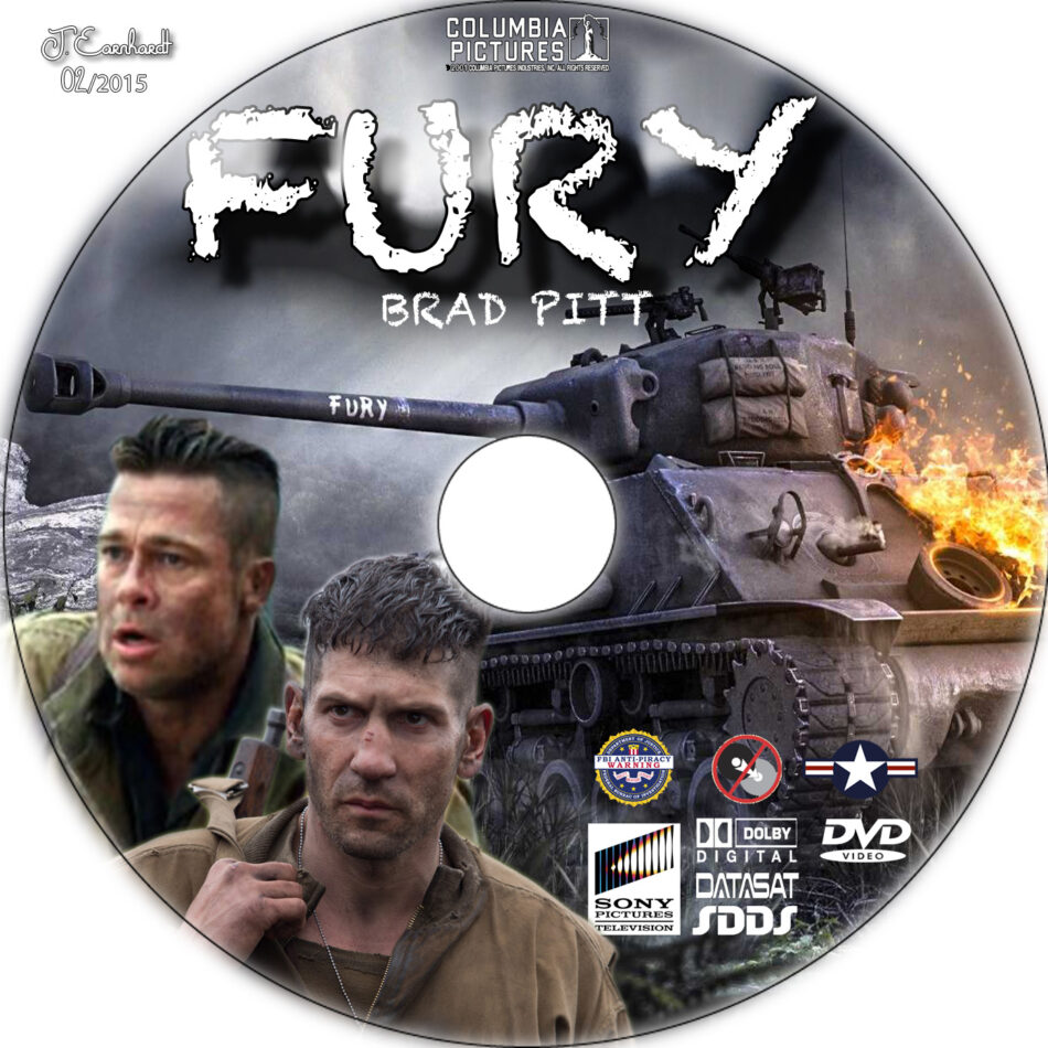 Fury dvd label