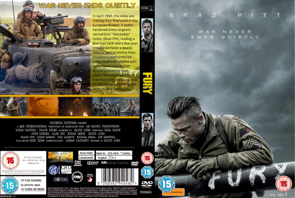 FURY dvd cover