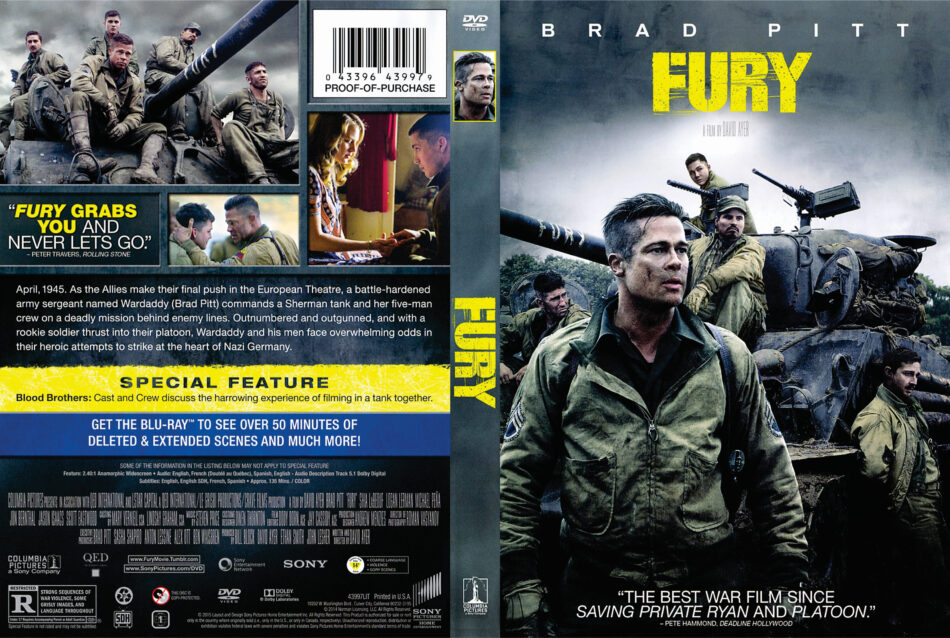 Fury dvd cover