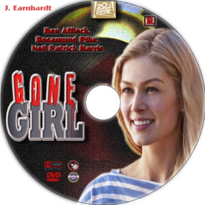 gone girl dvd label
