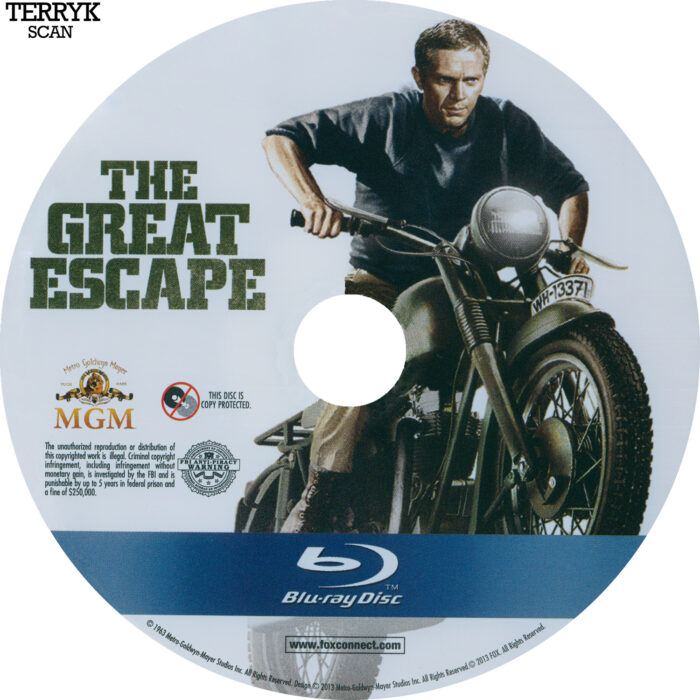 Great Escape, The (Blu-ray) Label