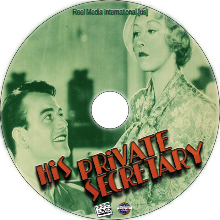 His Private Secretary dvd label
