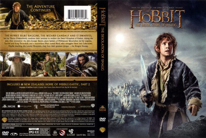 Hobbit 2 Desolation of Smaug dvd cover