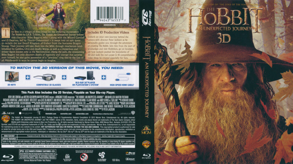 Hobbit, The (Blu-ray) dvd cover
