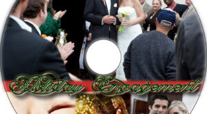 Holiday Engagement dvd label