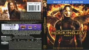 The Hunger Games: Mockingjay - Part 1 blu-ray dvd cover