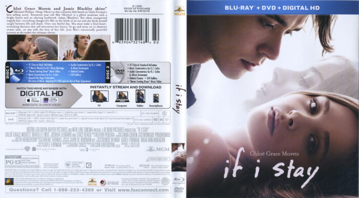 If I Stay blu-ray dvd cover