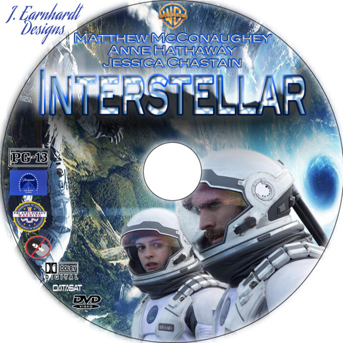 Interstellar dvd label