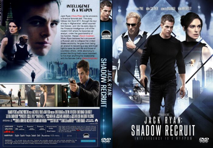 Jack Ryan Shadow Recruit dvd cover